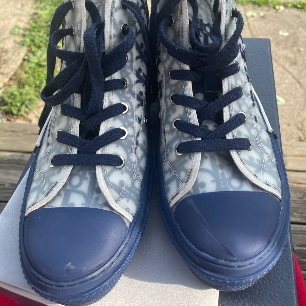 Dior B23 High Top,Blue Oblique,size 8,it - Picture 3 of 7